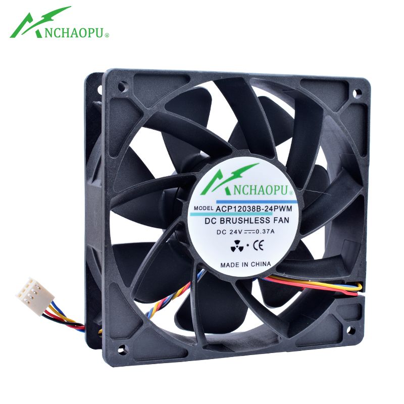 Case Fan Controller - Wentylator ACP12038B-24PWM 120mm 12cm 120x120x38mm DC24V