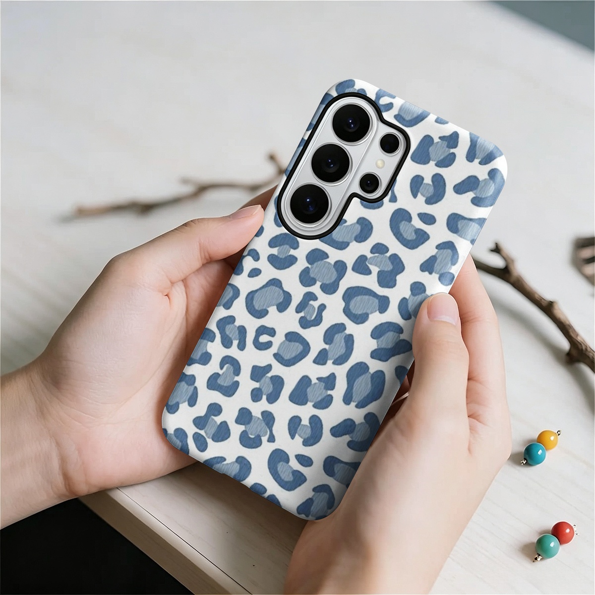 Niebieskie etui na telefon z d – Computer Case recenzja i cena