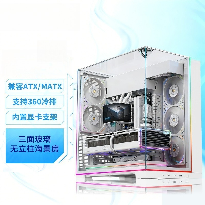 Biała panoramiczna obudowa kom – Pc Chassis recenzja i cena