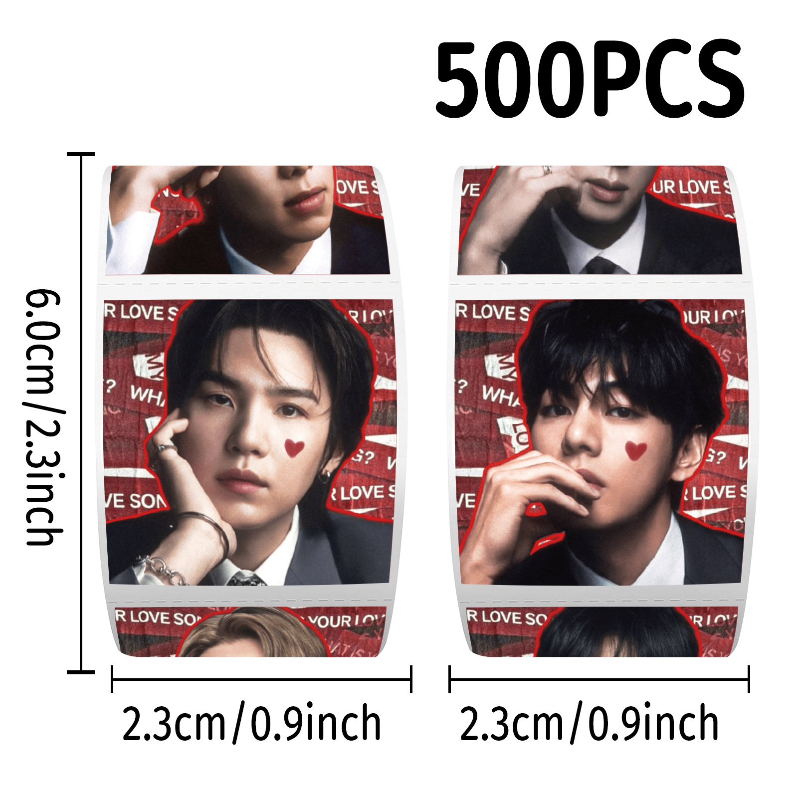 Naklejki K-pop BTS 500 szt. DI – Case Fans recenzja i cena